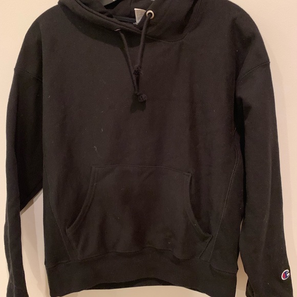 Champion black hoodie sweatshirt - Picture 2 of 4